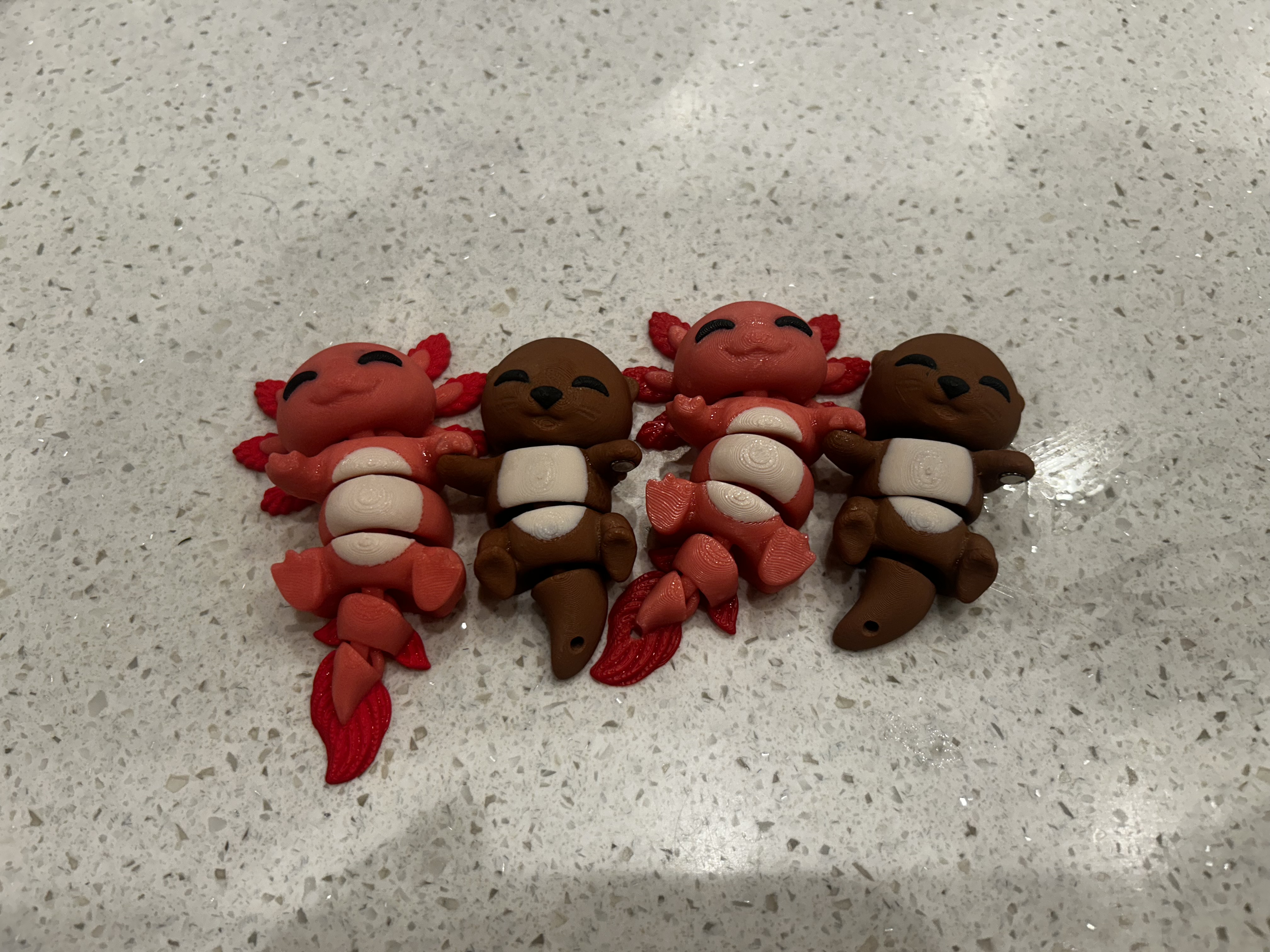 Axolotl and Otters - view 1