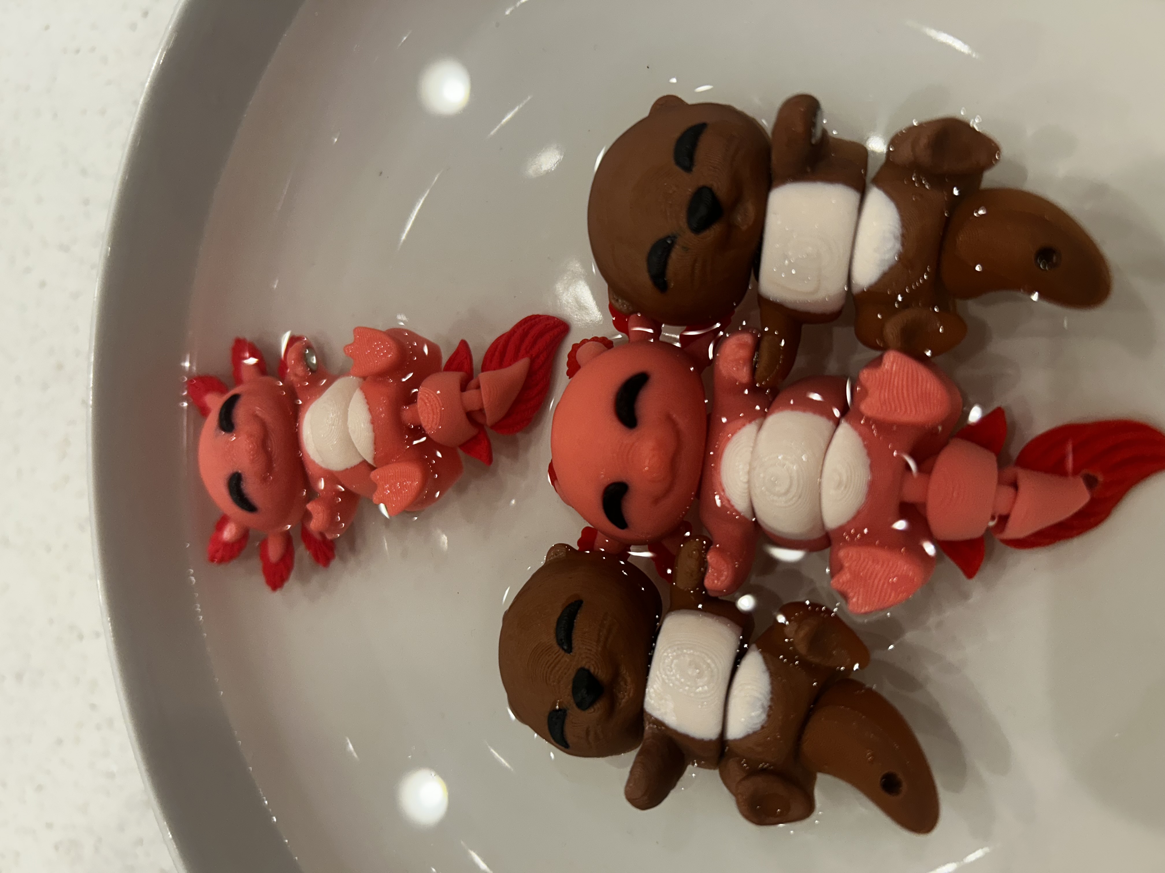 Axolotl and Otters - view 2